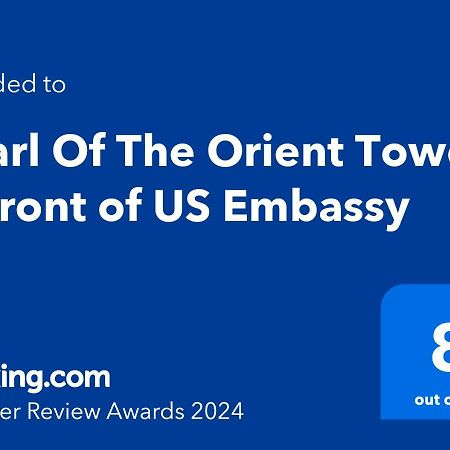 Pearl Of The Orient Tower, In Front Of Us Embassy Manila Exterior foto